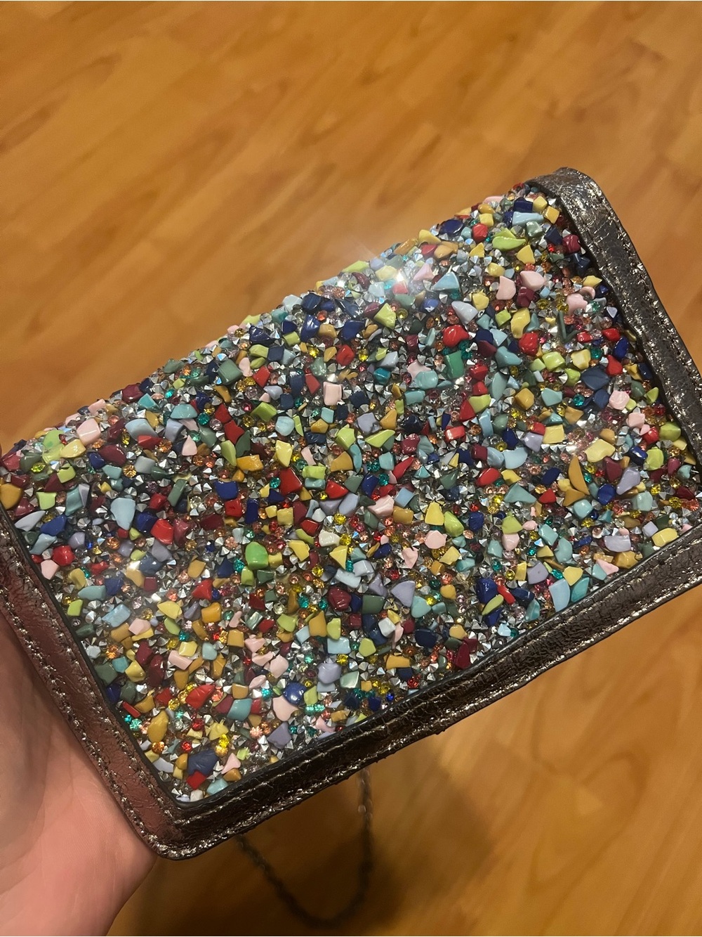 Multicolor Betsey Johnson Rock Candy Purse Bag Clutch